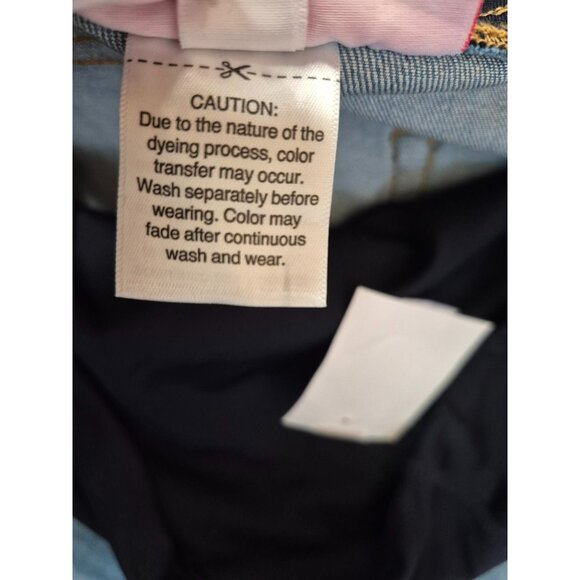 Isabel Maternity By Ingrid & Isabel Midi Short With Crossover Panel Denim Shorts - Picture 5 of 5